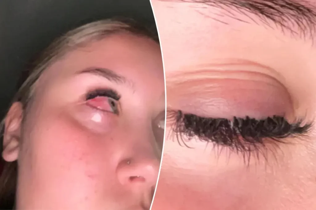 Gala (false) Eyelashes and effects on the eyes